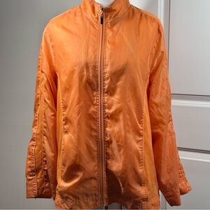 Avenue Windbreaker Light Weight Anorak Style Women Size 18/20 plus size Orange